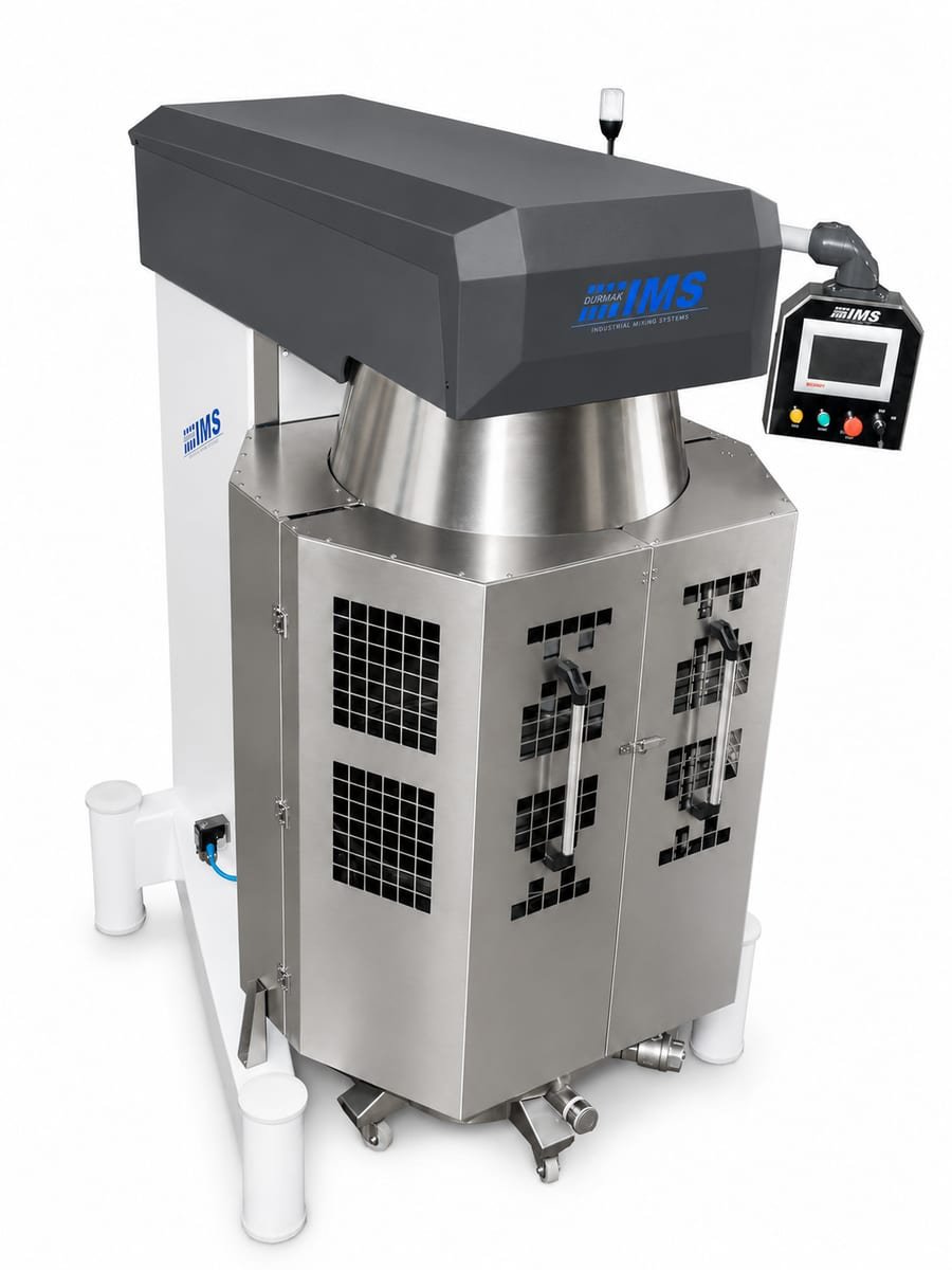 Dirmak IBT 200-VEL 200 L industrial planetary mixer — full-stainless (CR) option